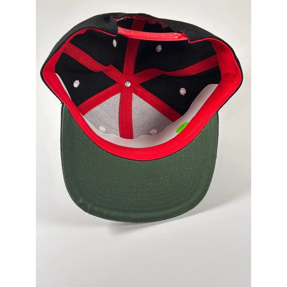 Mitchell & Ness Kids Youth Chicago Bulls Black Retro Stacked Snapback Hat New